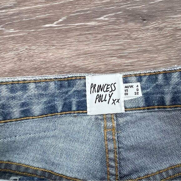 Princess polly asymmetrical straight leg jeans - Picture 7 of 8